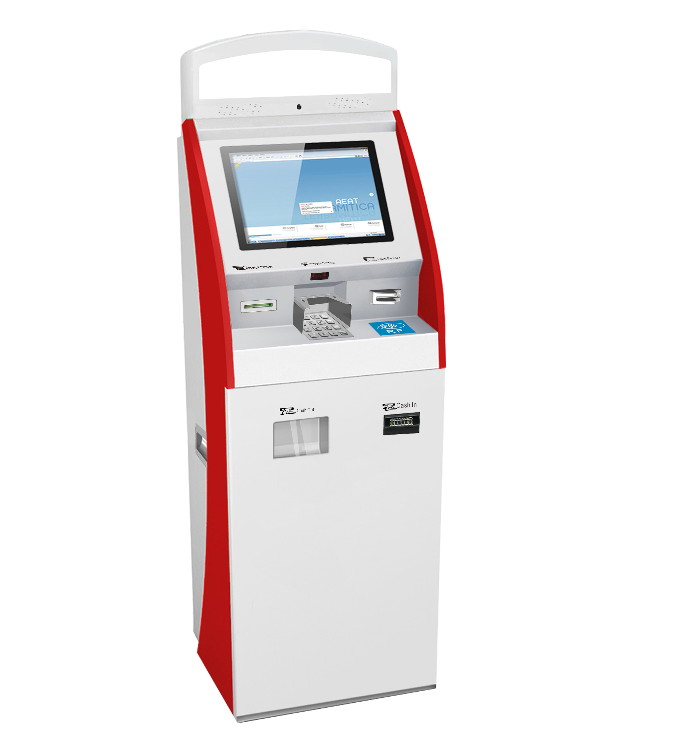 touch screen self service crypto atm kiosk terminal