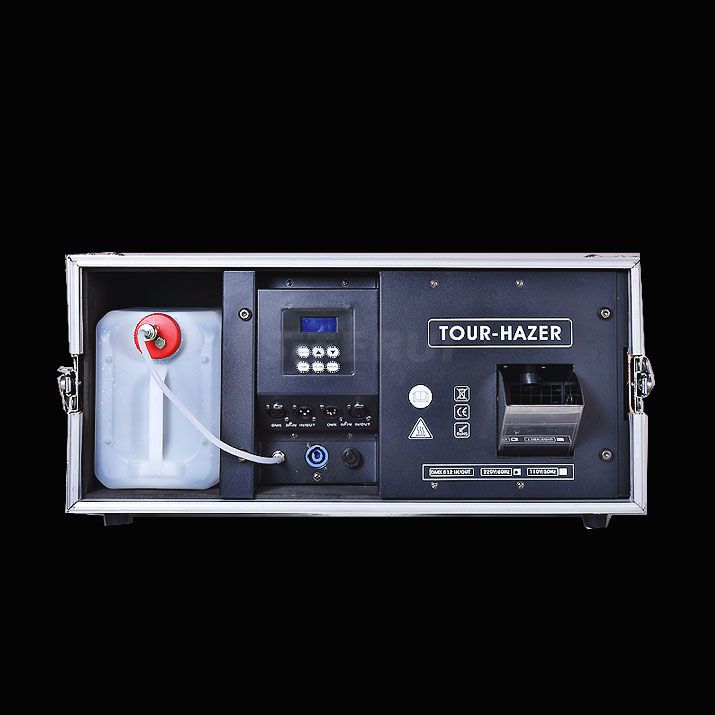 2000w Morning fog machine LCD+DMX controller with fligt case